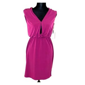 1. State Magenta Dress Mid Rise